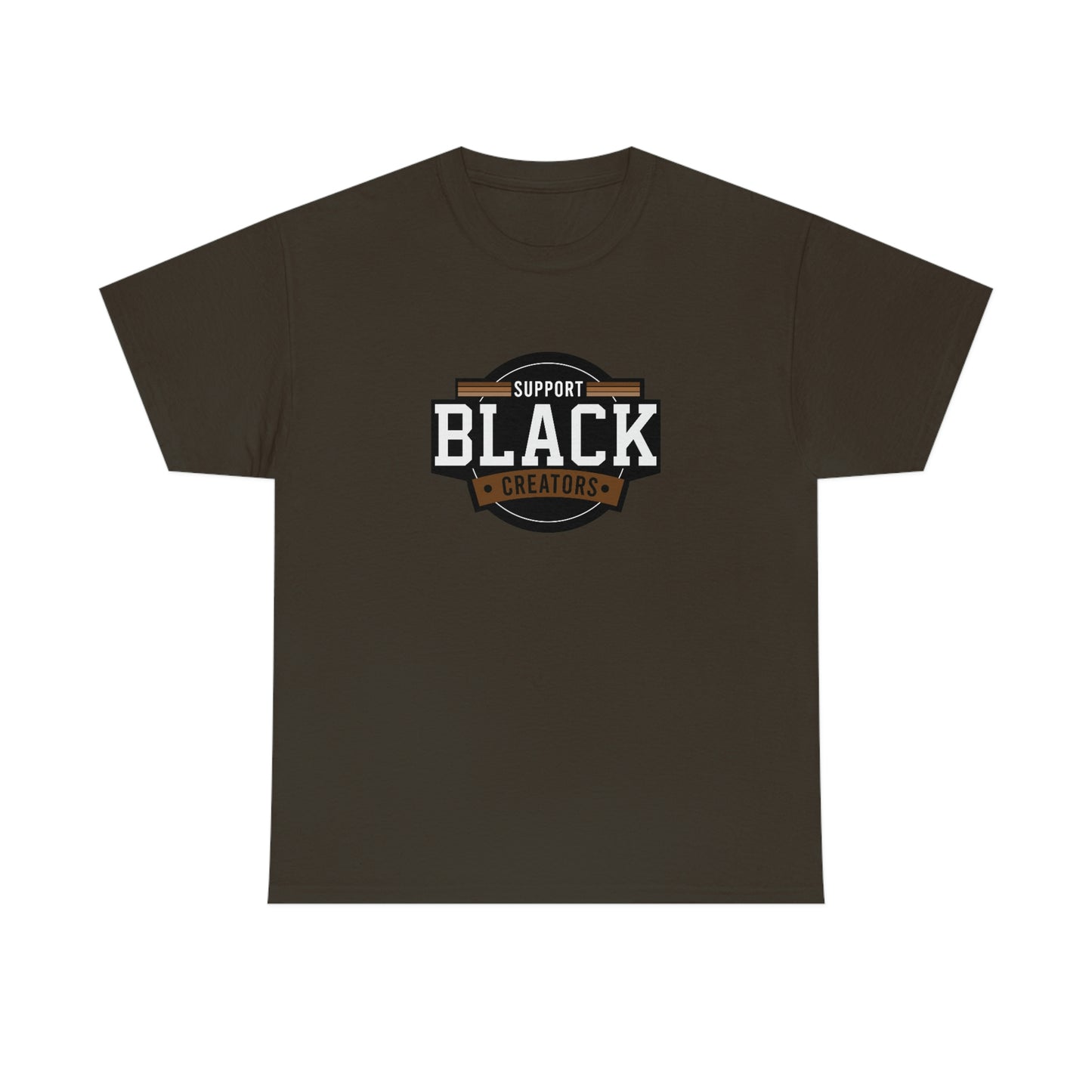 "Support Black Creators" Shirt "Melanin" Dark Chocolate