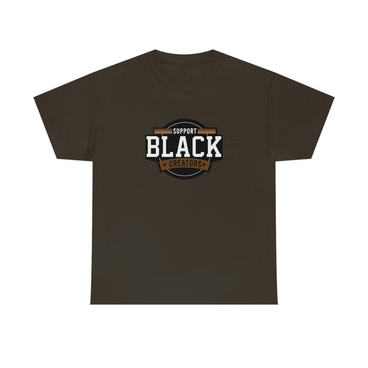 "Support Black Creators" Shirt "Melanin" Dark Chocolate