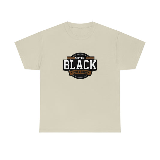 "Support Black Creators" Shirt "Melanin" Light Chocolate