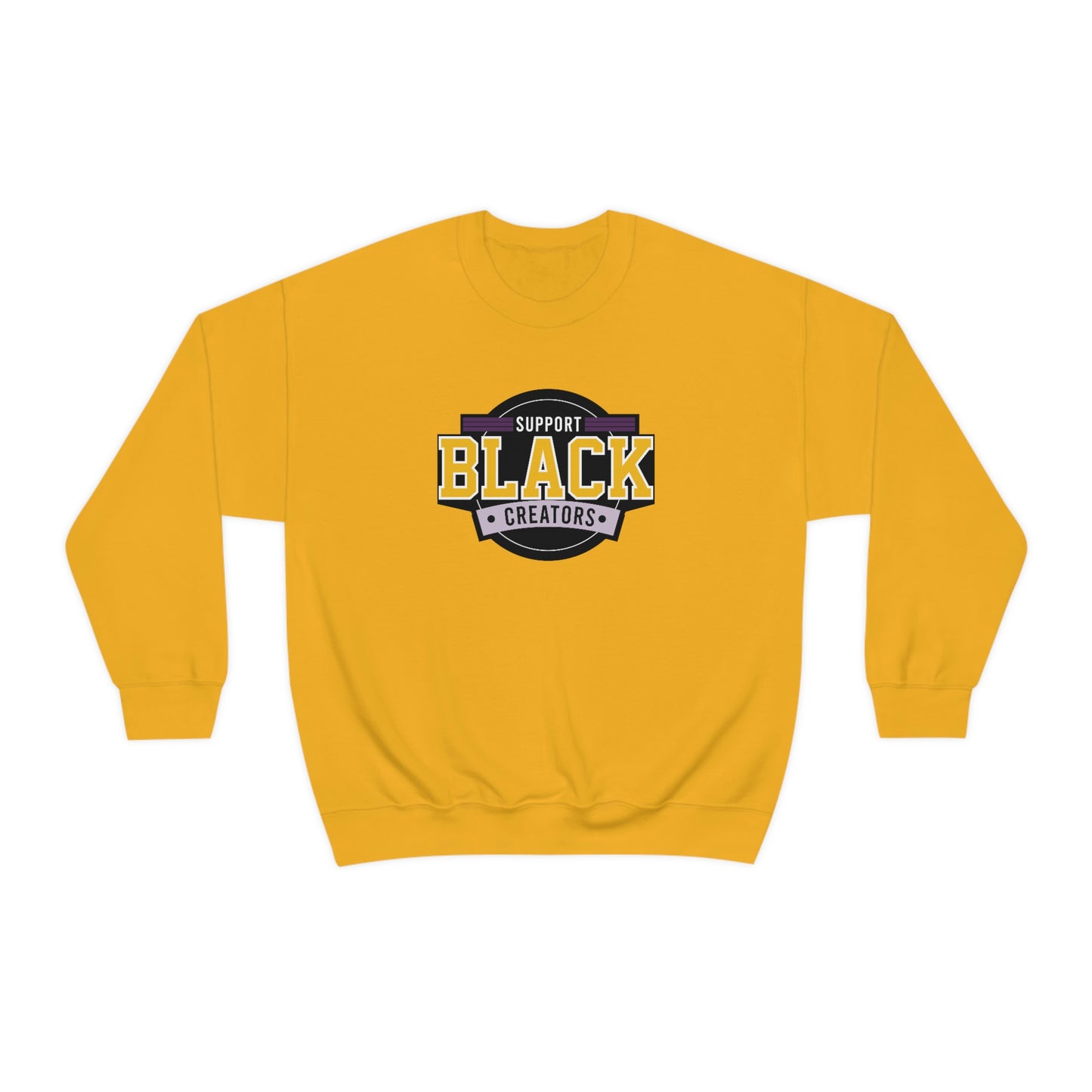 "Support Black Creators" Sweatshirt "BK BEE" Gold