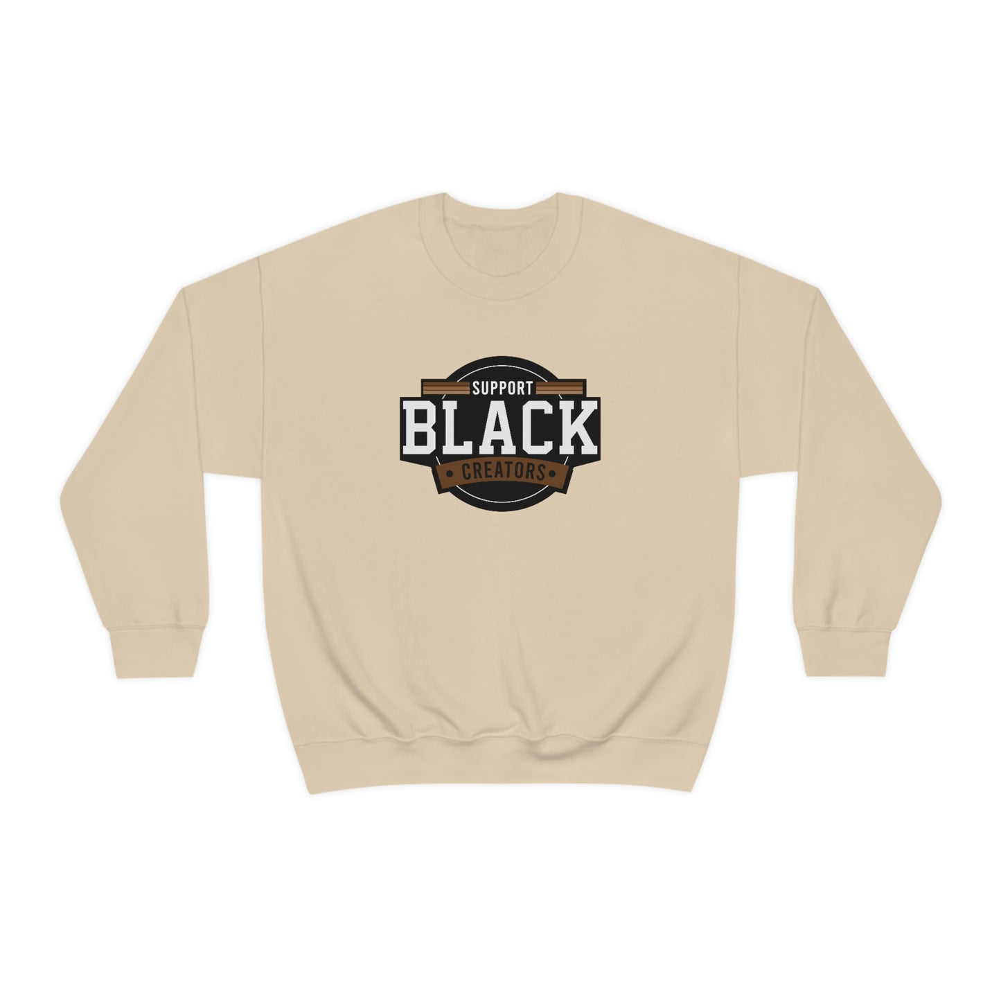 "Support Black Colleges" Sweatshirt "Melanin" Light Chocolate