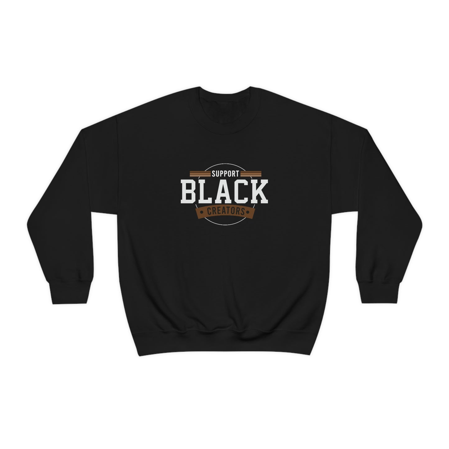 "Support Black Creators" Sweatshirt "Melanin"