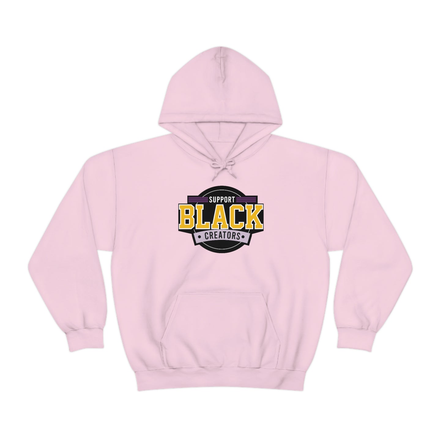 "Support Black Creators" Hoodie "BK BEE" Pink