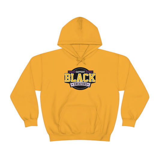 "Support Black Creators" Hoodie "BK BEE" Gold